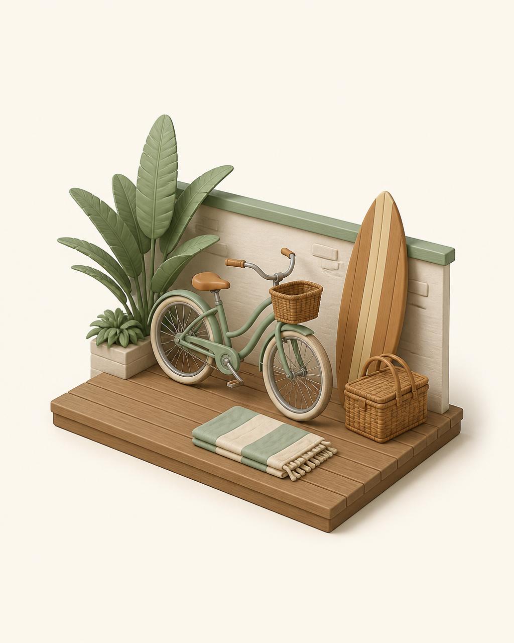 Beach kit rented to guest
